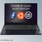 Linux Laptop - Lenovo IdeaPad 3 15.6" 256GB SSD, Ryzen 5 5500U, 8GB DRR4