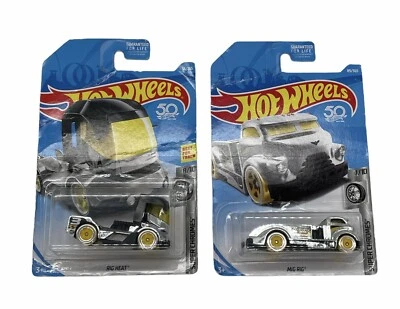 HOT WHEELS SUPER CHROMES MIG RIG & RIG HEAT TRUCKS # 89 & #36 2017 NEW - Image 1 of 4