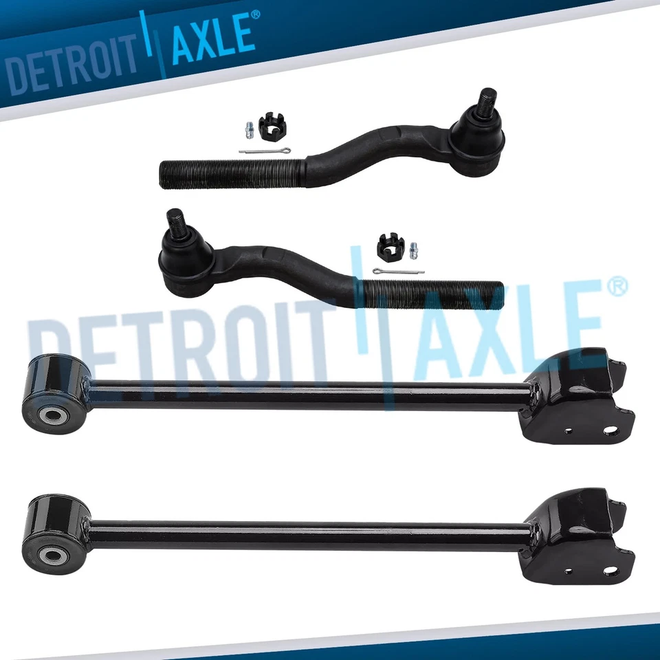 Kit de extremos de barra de amarre exterior de brazos de control superiores delanteros para Jeep Wrangler JK 2007-2017 Foto 1 de 4