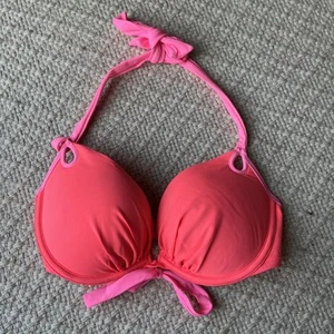 Victoria Secret Swim Bikini Top 34d Gorgeous Collection Push Up Pink Halter - Picture 1 of 12