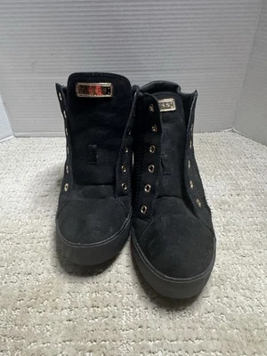 Cuña oculta Guess High Top para hombre talla 11 negro dorado Foto 1 de 4