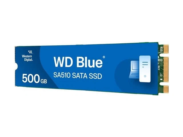 SSD Disque Dur WD Blue SA510 500 Go M.2 2280 SATA 6Gb/s - Photo 1/1