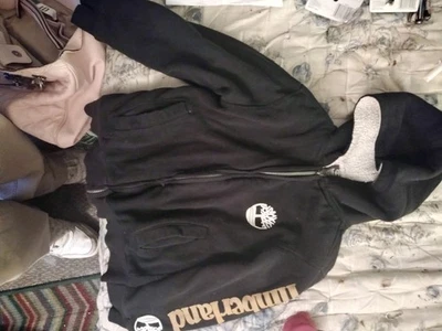 Chaqueta Timberland Talla Mediana Juvenil Negra Polar y Poliéster con Cremallera Otoño/Invierno Foto 1 de 4
