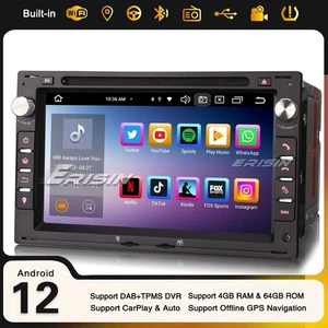 64GB Android 12 Navi Autoradio Per VW Passat Golf MK4 T4 T5 Bora Polo Skoda SEAT - Imagen 1 de 24