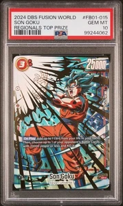 PSA 10 Son Goku - FB01-015 - Dragon Ball Fusion World Championship Top Prize - Bild 1 von 2