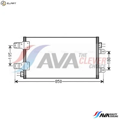 CONDENSER AIR CONDITIONING RTA5443 FOR RENAULT MASTER/II/Bus/Van  VAUXHALL - Image 1 of 4