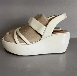 Sandalias de cuña plataforma fugitiva REED KRAKOFF zapato talla 39 BEIGE - Imagen 1 de 9