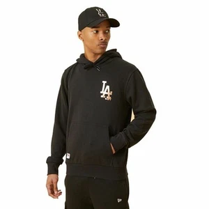 Sudadera sin Capucha Hombre LA Dodger Metallic Logo New Era Negro - Imagen 1 de 3