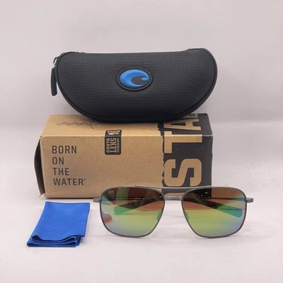 Gafas de sol Costa Del Mar para hombre Canaveral Aviator 580G polarizadas espejadas Gunmetal Foto 1 de 4