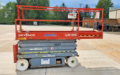 SKYJACK 3226 ELECTRIC SLAB SCISSOR LIFT Aerial Man Lift 26' platform jlg WE SHIP - Image 1 of 4