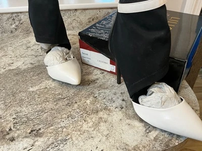 ZAPATOS DE TACÓN ALTO LILIANA BARBARA-10 NEGRO/BLANCO - NUEVOS EN CAJA Foto 1 de 4