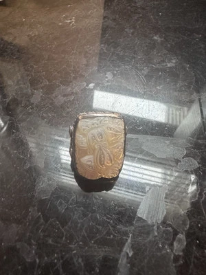 Anillo Stephen Dweck Flor Madreperla Tallado Plata Esterlina Talla 7 Foto 1 de 4