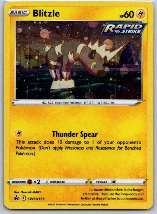 Blitzle - SWSH173 Promo SWSH: Sword & Shield Promo Cards NM - Image 1 of 2