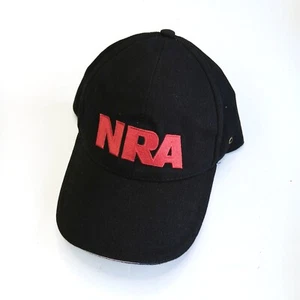 Vintage NRA baseball cap hat Mens Black One size strapback adjustable - Picture 1 of 3