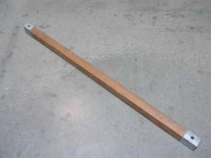 U.S. Tucker Tent Pole Military Style 5.9-Foot Long 3-1/2" x 3" w/ Metal Caps - Picture 1 of 3