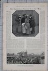 1901 Aufdruck Australians Return Von War Port Melbourne Transport Harlech Castle