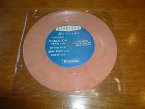Harmony Rockets - Skeleton Man - 1993 US 3-track 7" EP pressed on ORANGE VINYL - Imagen 1 de 3
