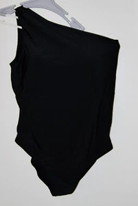 NWT Summersalt Women's Plus Black The Sidestroke 1-Piece Swimsuit sz 20 - Picture 1 of 9