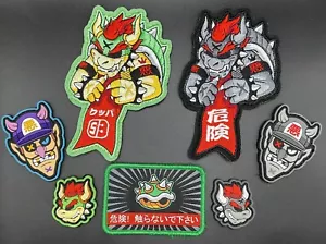 SET PATCH COMPLETO CASTLE X GRIGI CXG Smashed Brothers Gear King Koopa - Foto 1 di 1