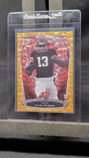 2014 Bowman Mike Evans Rookie RC Orange Ice #'d /50 Football Foil Rare SSP Card!