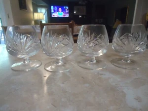 Set of 4 Cherrywood 3 3/4" Brandy Goblets by Gorham Crystal - Picture 1 of 5