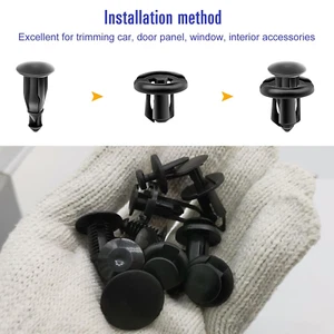 240 Pcs Bumper Clips Car Rivet Clips Plastic Rivets Fasteners Push Retainer K... - Picture 1 of 12