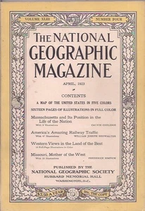 national geographic-APR 1923-AMERICA'S AMAZING RAILWAY TRAFFIC. - Bild 1 von 2