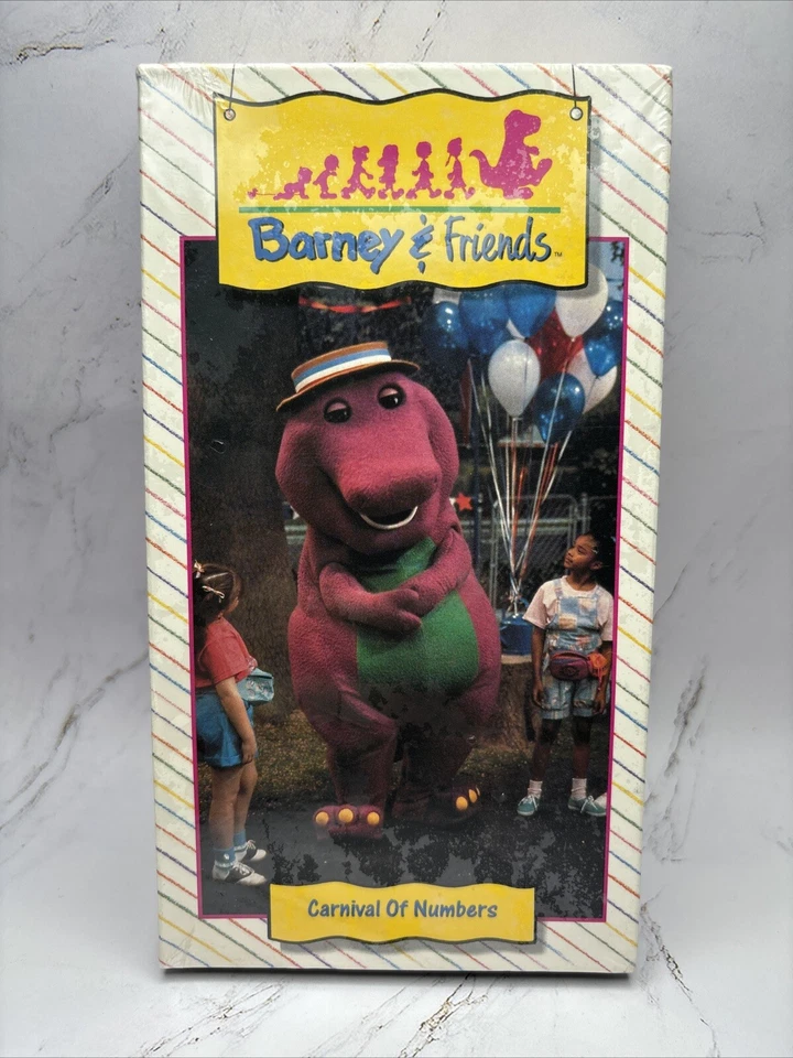 Barney & Friends Carnival of Numbers ~ RARE ~ Time Life VHS FACTORY SEALED!! - Image 1 of 4