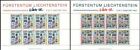 Z_2394 2002 Liechtenstein exposition de timbres 2 FEUILLES paiements combinés & expédition