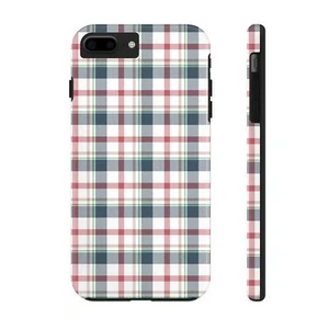 Girly Plaid Phone Cases, Tough iPhone/Samsung Galaxy Cover, Protective Cellphone - Picture 1 of 108