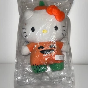 Peluche Hello Kitty Sanrio X Tanaka Farms Pumpkin Halloween 7" nuevo con etiquetas - Imagen 1 de 8