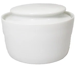 LISBOA WHITE by Block Spal Covered Sugar Bowl NEW NEVER USED made in Portugal - Picture 1 of 6