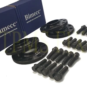 4 x 20 mm Radnabe Zentrisch Schwarz Alufelgen Spurverbreiterung 20 Schrauben BMW 1 3 5 F Serie F20 - Bild 1 von 8