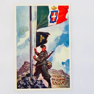 Postal A Color Militar 59° Legión Carso M.V.S.N -Sesana - Imagen 1 de 2