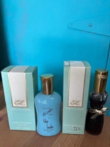 2 VINTAGE ESTEE LAUDER YOUTH DEW EAU DE PARFUM SPRAY 1.5 OZ & 1.8 OZ COLLECTIBLE - Picture 1 of 7