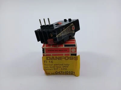 Danfoss 047H0101 Ti 16 Thermal Overload Relay Contact 0.19-0.29A - Image 1 of 4