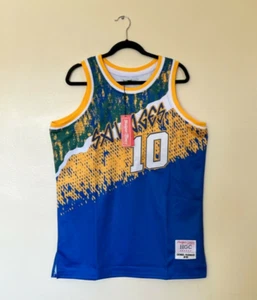 Headgear Classics Dennis Rodman 10 Savages Mens XL Highschool Basketball Jersey - Picture 1 of 5