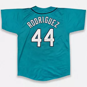 Julio Rodriguez Seattle Mariners Autographed Full Name Teal Pro Style Jersey JSA - Picture 1 of 2
