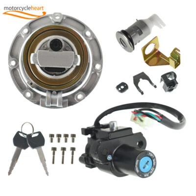 Interruptor de encendido llave de bloqueo de tapa de gas combustible para CBR900RR CBR929RR CBR954RR 2000-2003 Foto 1 de 4