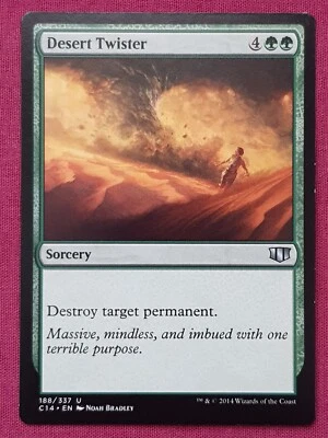 Magic The Gathering COMMANDER 2014 C14 DESERT TWISTER green card MTG - Image 1 of 2