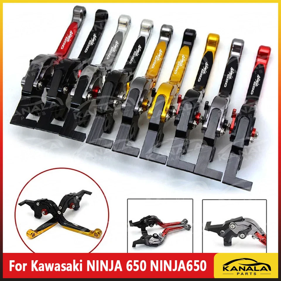 For Kawasaki NINJA 650 NINJA650R CNC Motorcycle Adjustable Brake Clutch Levers Foto 1 de 4