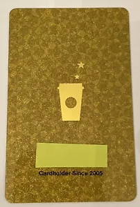 Starbucks 2011 New Logo Gold Reward Program Card 6083 Series USA Edition - Picture 1 of 2