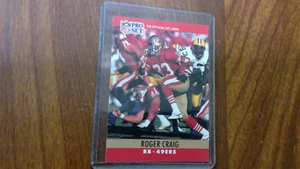 1990 Roger Craig Pro Set Blood Stain Rare Variation #287 Error 49ers Master Set - Picture 1 of 2