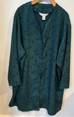 Camisola Lane Bryant Intimates pijama feminino plus size 18/20 verde - Imagem 1 de 4