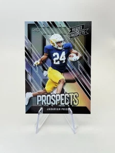 2024 Leaf Heroes & Prospects /199 Jadarian Price #65 Notre Dame Rookie RC Irish - Picture 1 of 2