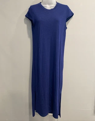 Mujer Jessica Simpson Talla S Azul Camiseta Maxi Vestido Largo Ligero Verano Foto 1 de 4
