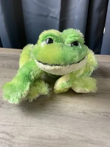Frog Tie Dye Green Floppy Plush Stuffed Animal Soft Toy No Code 8" Ganz Webkinz - Picture 1 of 8