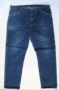 Rustler Men's 44 x 32 relaxed fit straight leg denim jeans 87619PW - Picture 1 of 8