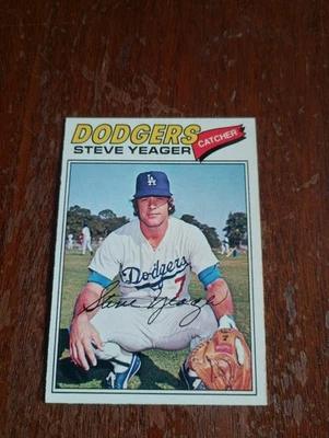 Steve Yeager 1977 OPC/topps #159 (como nuevo) Foto 1 de 2