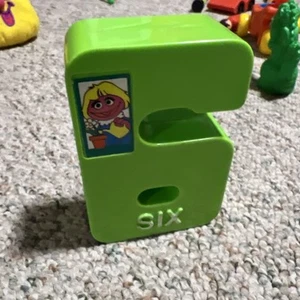 Sesame Street Replacement Number Plastic Block Tyco Number 6 - Picture 1 of 2